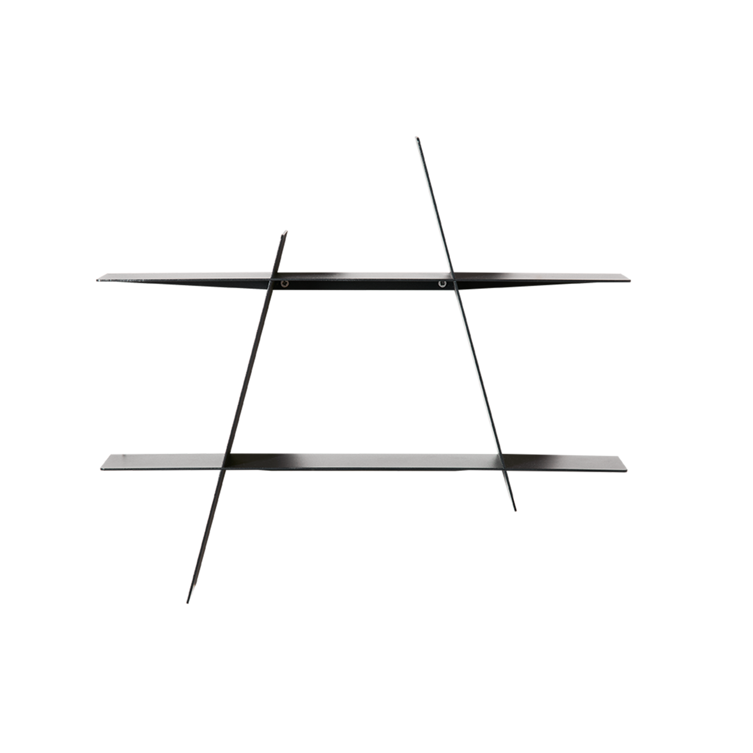 Andersen Furniture - A-Shelf - Medium - Sort, L52xD9H46 cm - Sort Stål