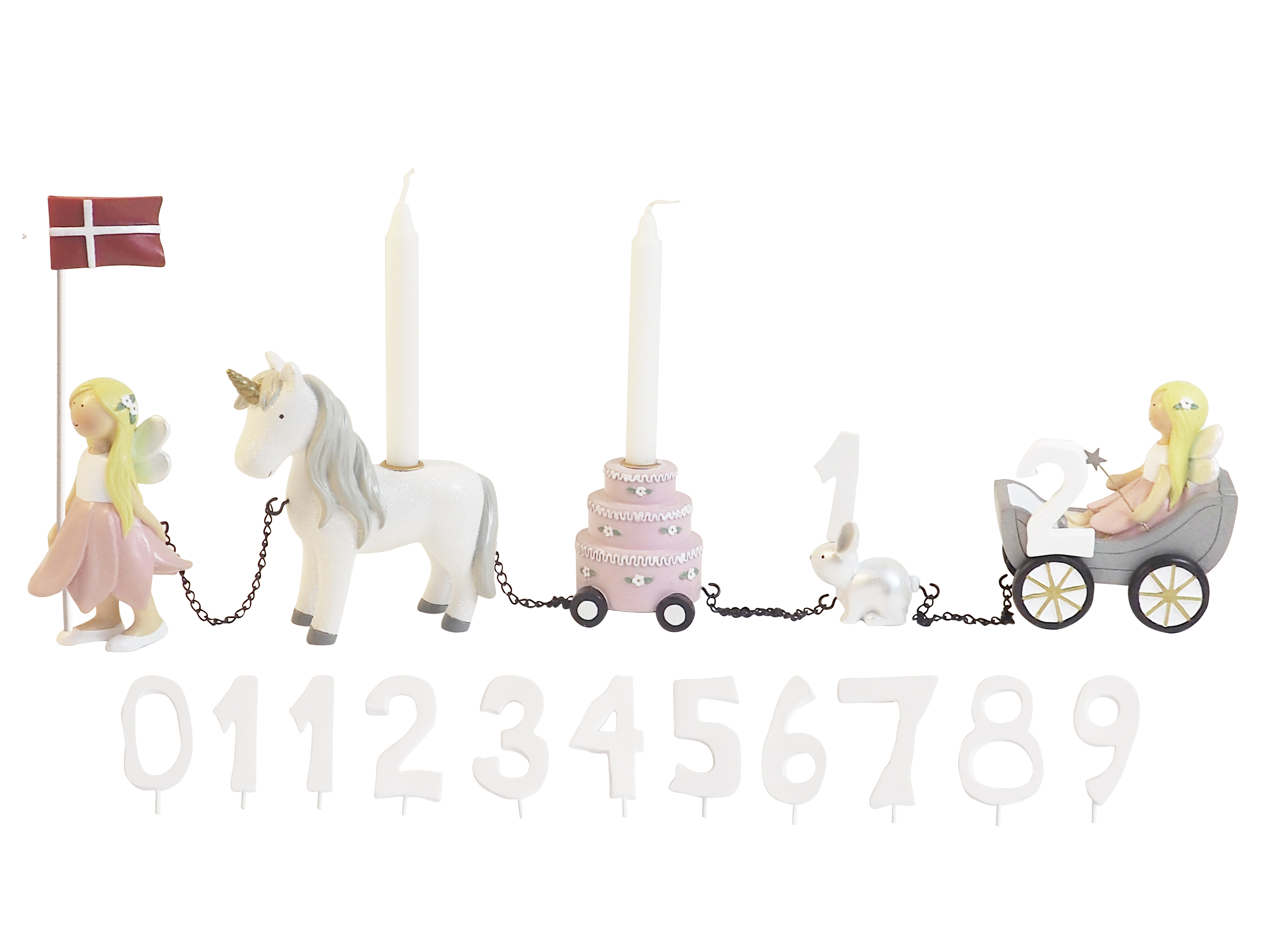 Fødselsdagstog, blomsterfeer m 11 tal Fødselsdagstog, blomsterfeer m 11 tal