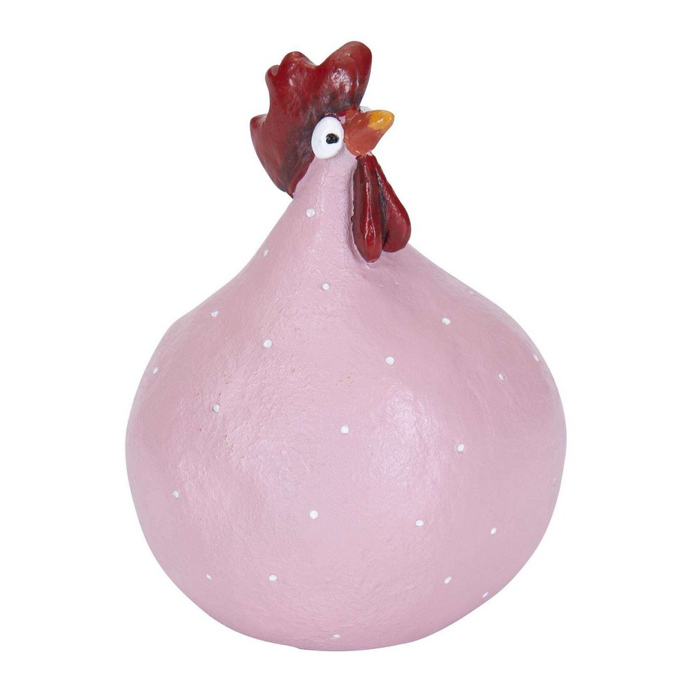 Høne, pink, 9,6 cm