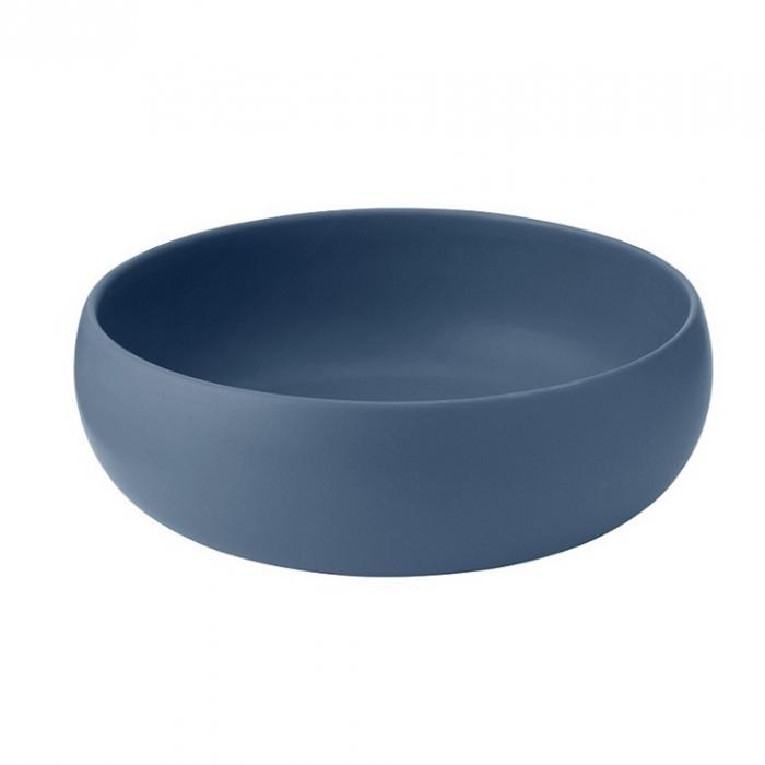 Knabstrup Earth, skål, støvet blå, 22 cm