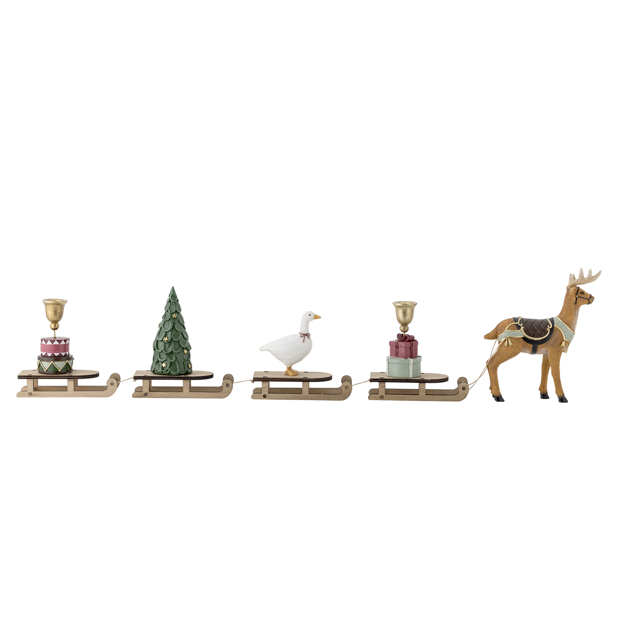 Bloomingville - Dasher Deko, Multifarvet, Polyresin, L87xH16,5xW5 cm