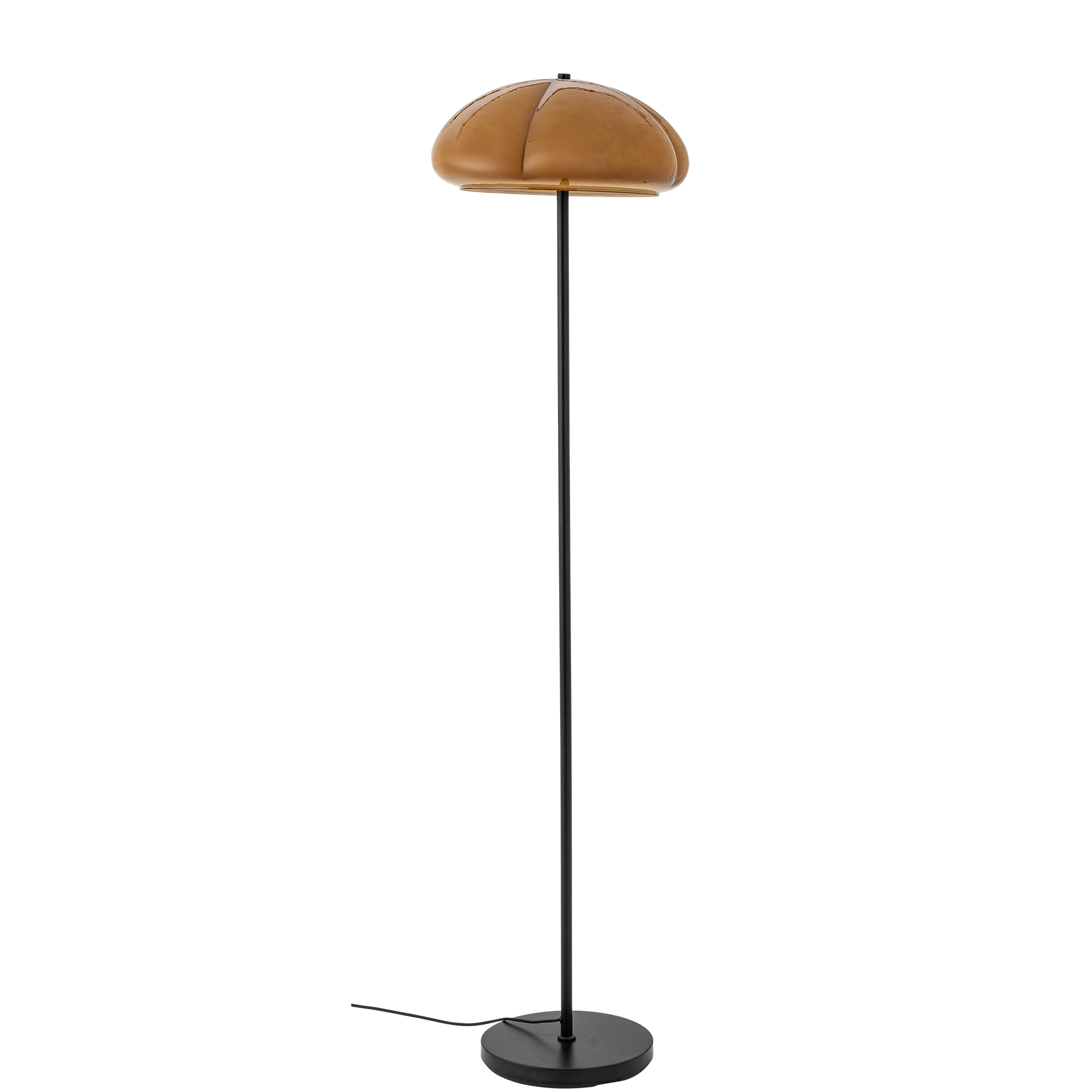 Bloomingville - Kinoko Gulvlampe, Gul, Metal, D40xH157 cm billede
