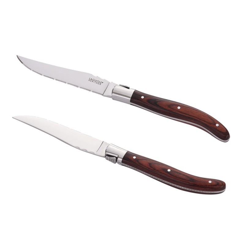 Laguiole -  Heritage Steakknive Pakka Træ 6 stk.