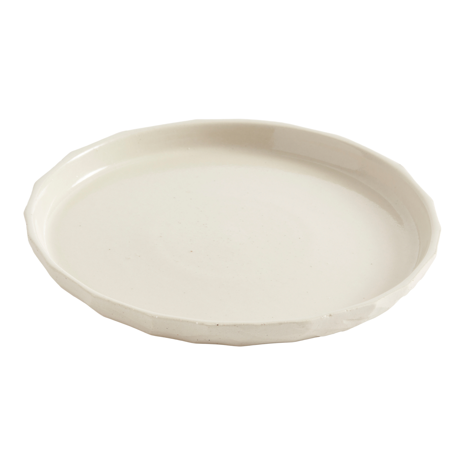 Kuri Middagstallerken Ø26 - Sand, Ø26xH2,5 cm - Keramik - Sand