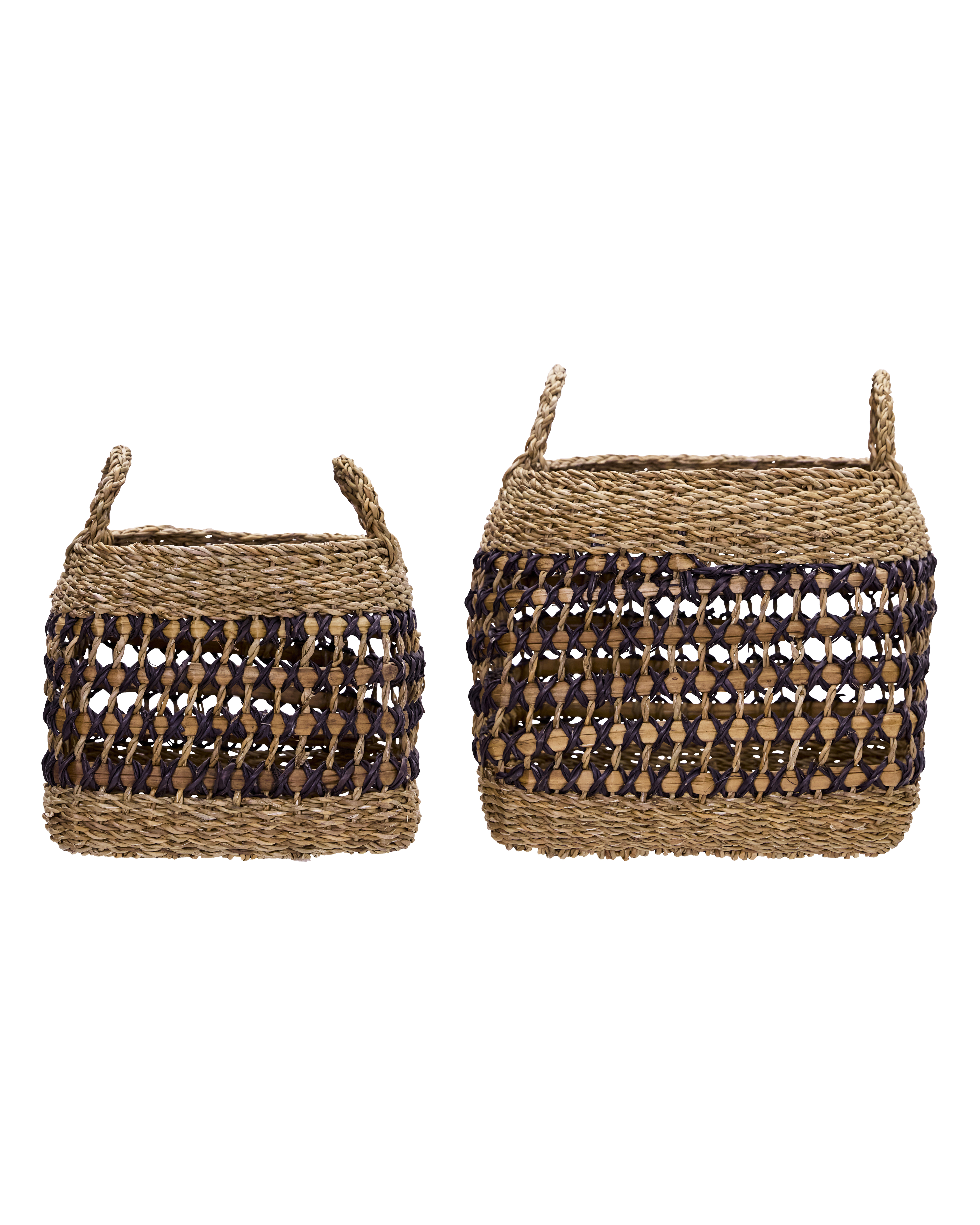 House Doctor - Kurv, Pauta, Natur, Sort