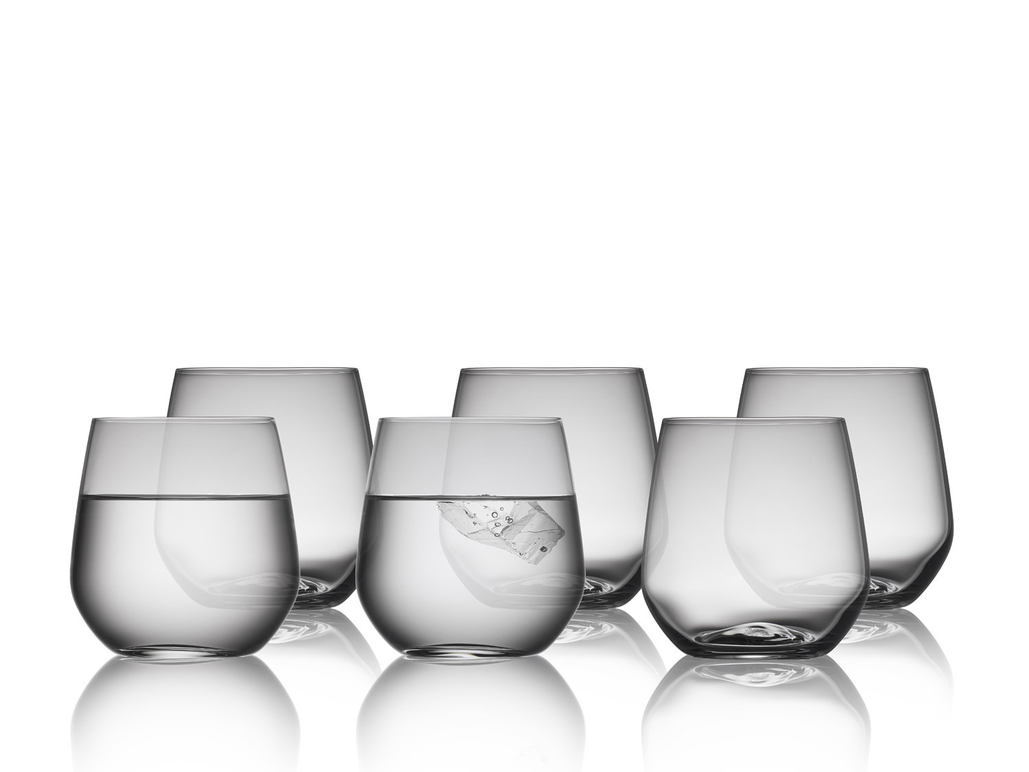 Lyngby Glas - Vandglas Reflect 39 cl 6 stk.