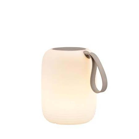Se Villa Collection - Hav LED Lampe m. højttaler Dia 21 x 27,5 cm Hvid hos Rikki Tikki Shop