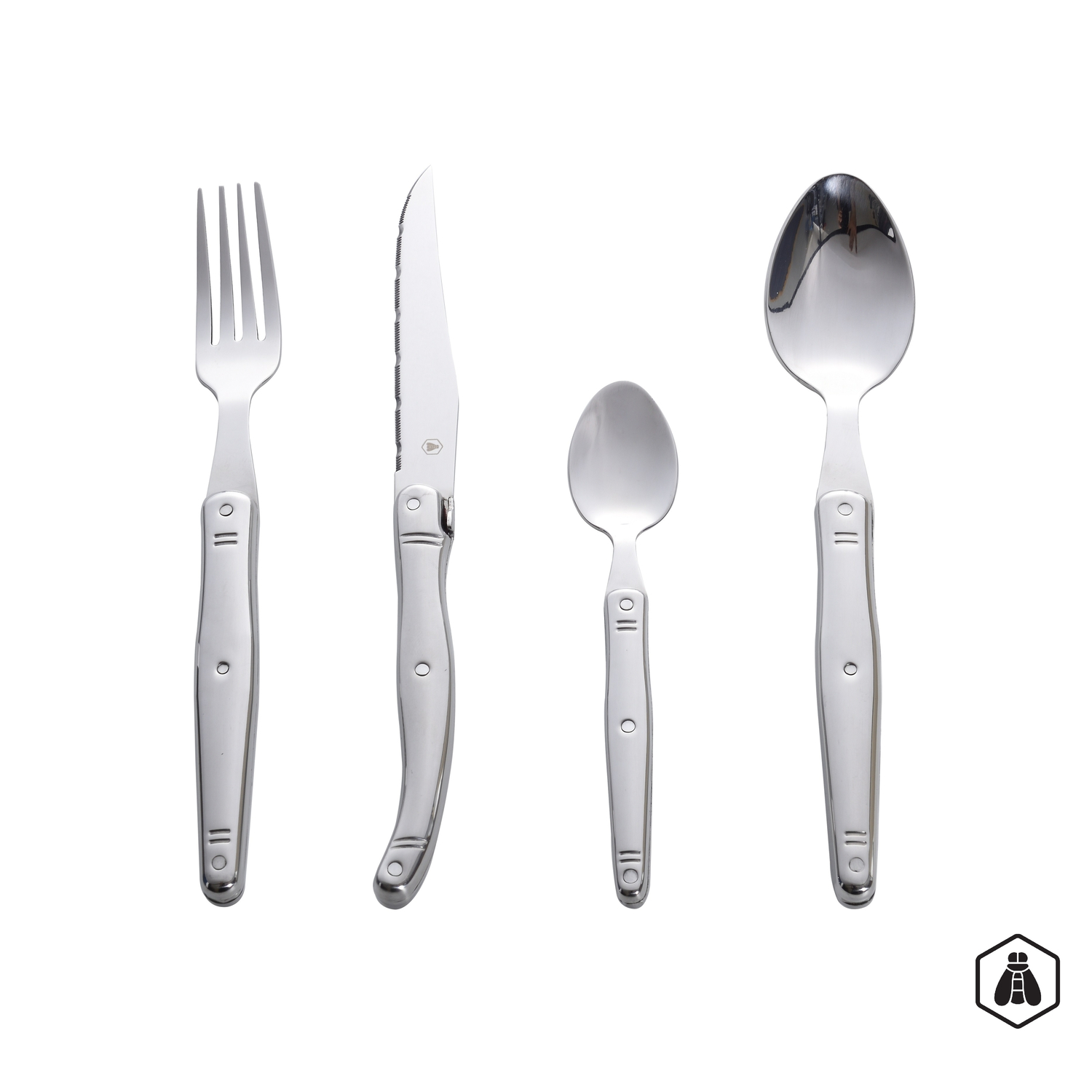 Laguiole -  Rustfrit stål bestiksæt 16 dele