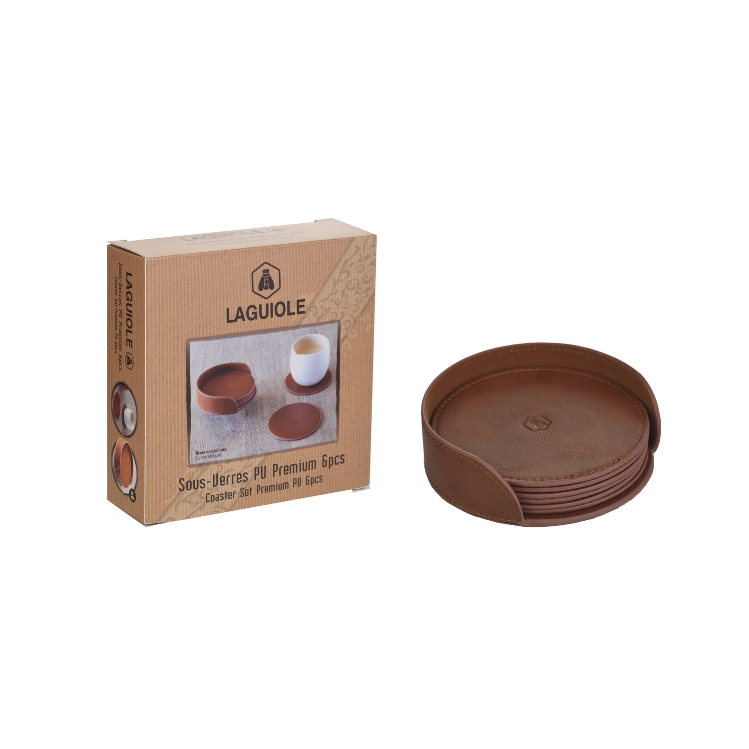 Laguiole - Coaster Sæt, 6 stk