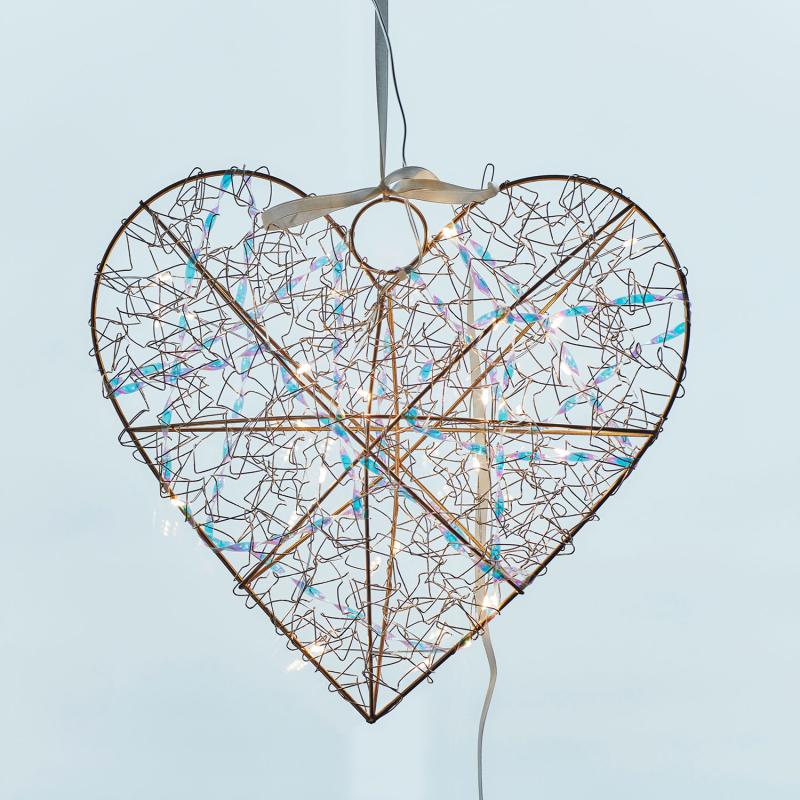 Sirius - Lily Hjerte, Guld, 30 cm