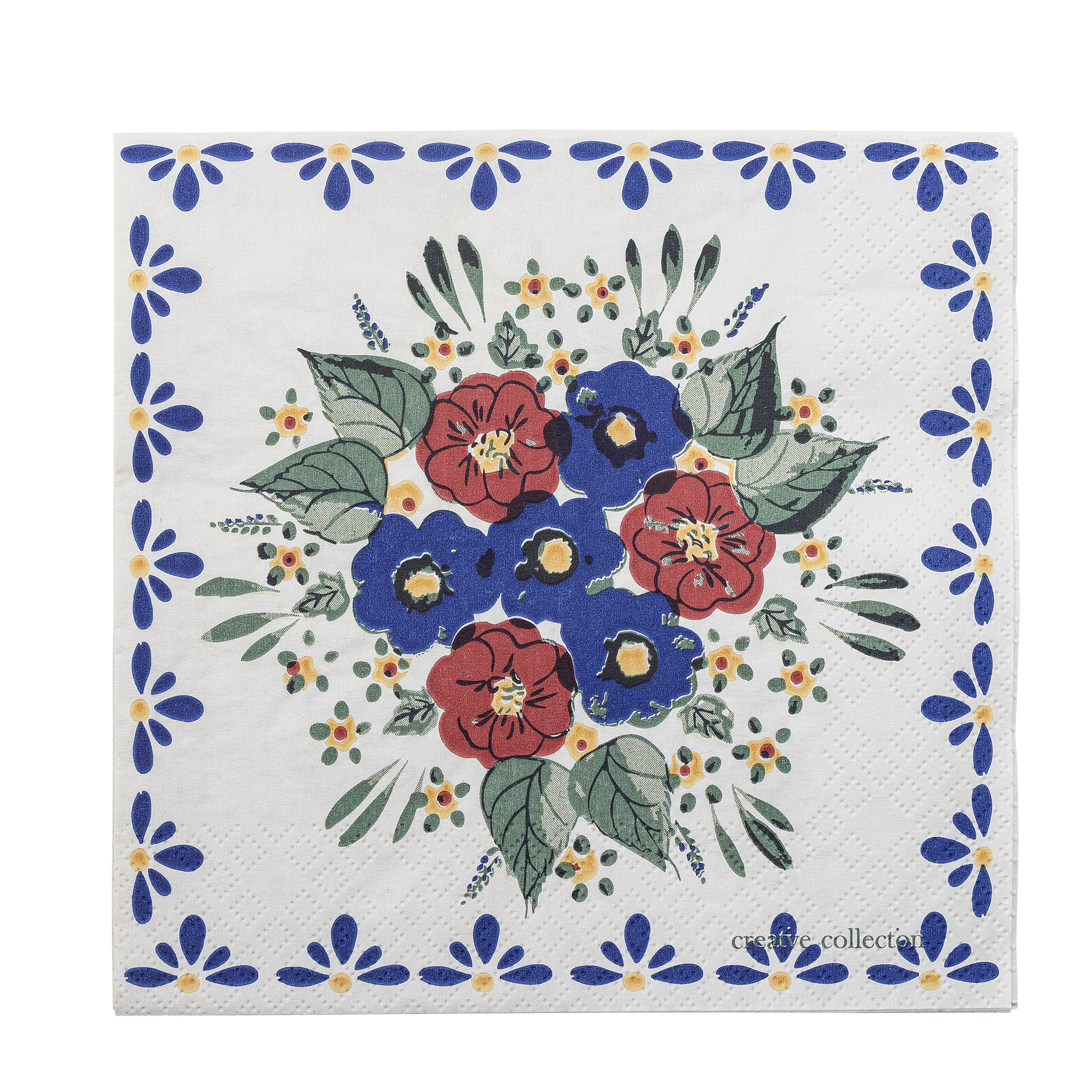 Bloomingville - Florist Serviet, Multifarvet, FSC®Mix, Paper, L33xW33 cm, Pack of 20