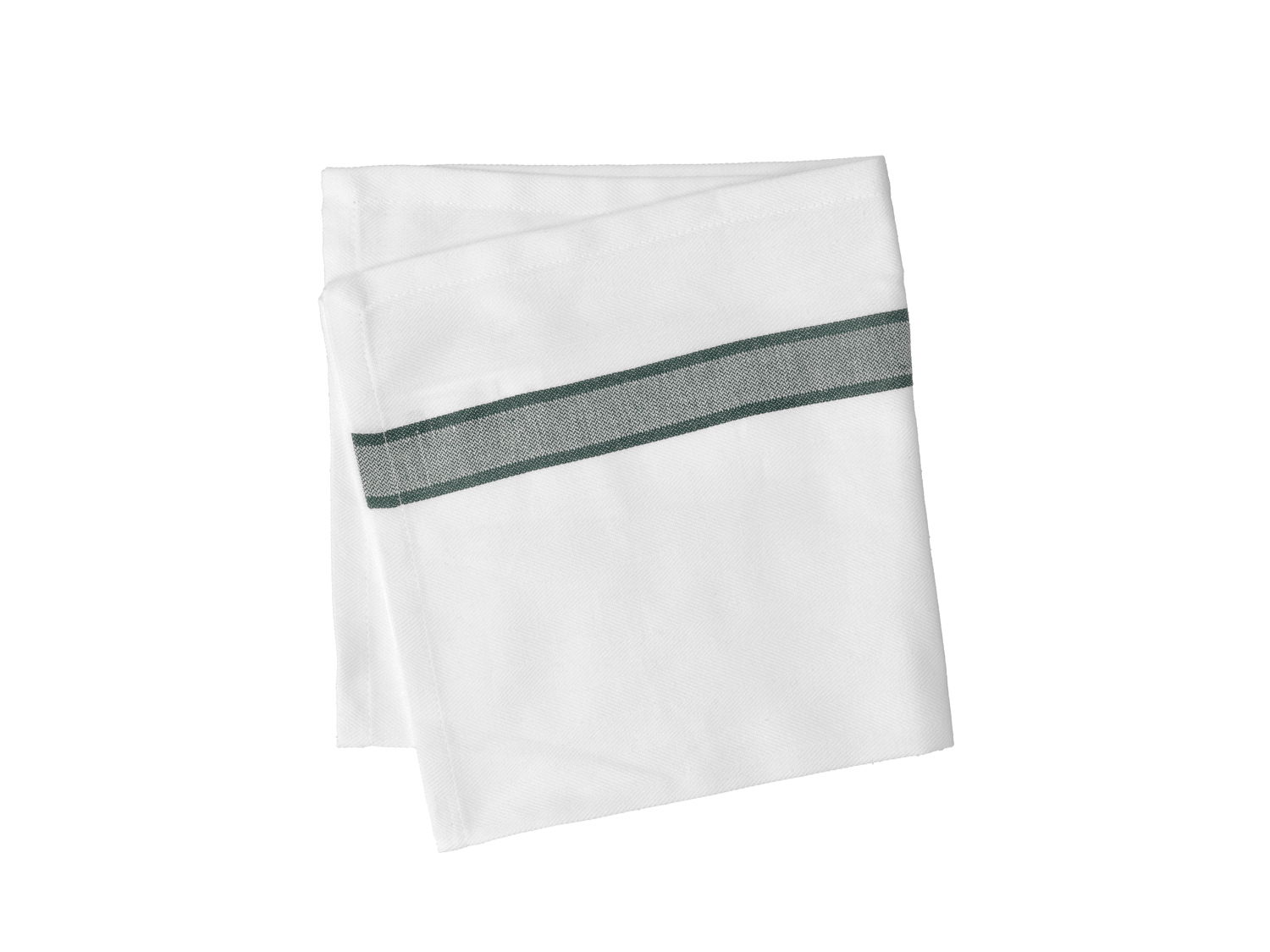 Bastian - Stofserviet Pillivuyt 45 x 45 cm Grøn/Hvid