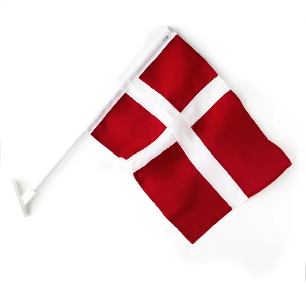 Plastik facadestang med dansk flag