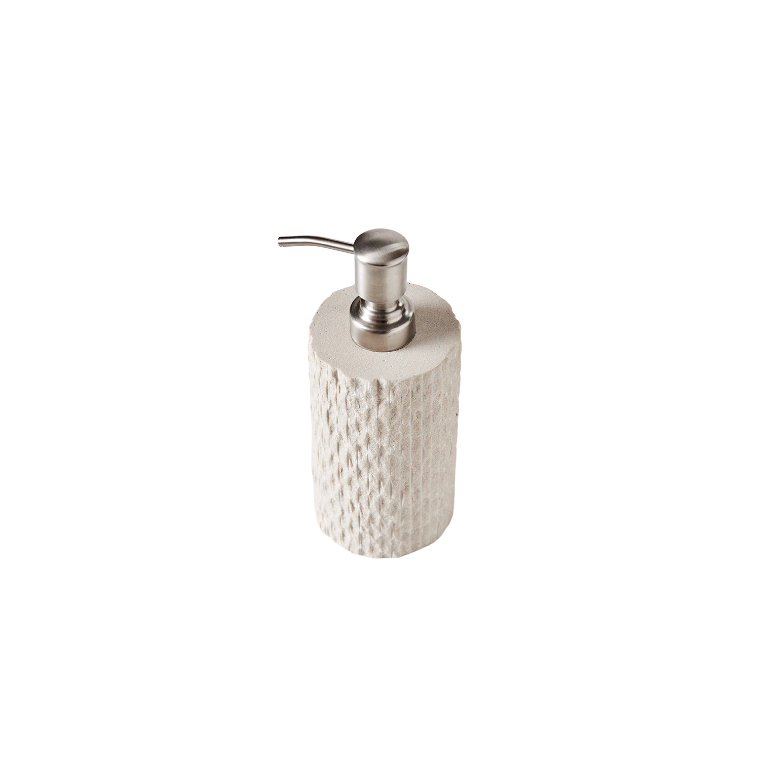 Kama Sæbedispenser - Sand, Ø7,5xH17,5 cm - Sandsten - Sand