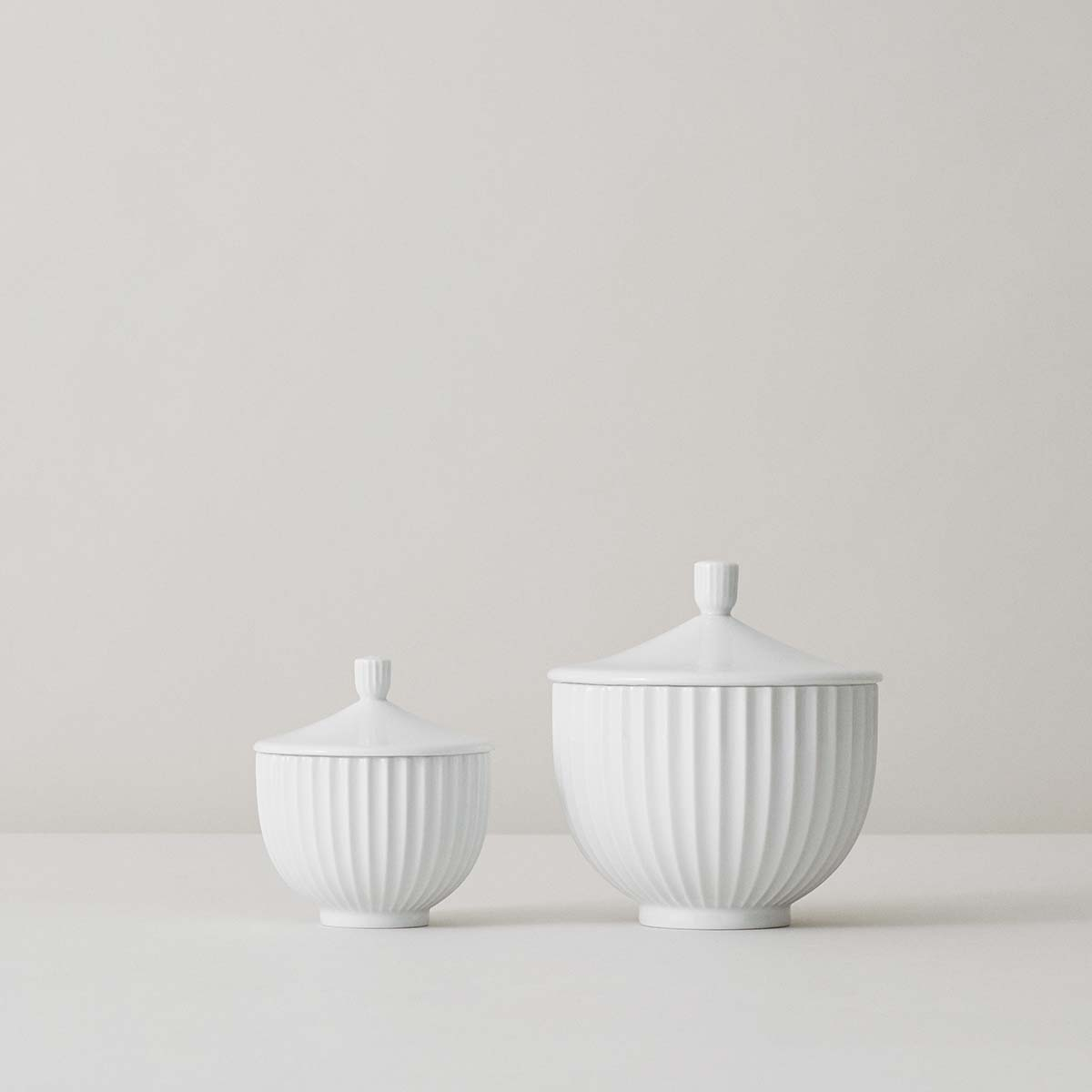 Lyngby Bonbonniere Ø10 cm hvid porcelæn Lyngby Bonbonniere Ø10 cm hvid porcelæn