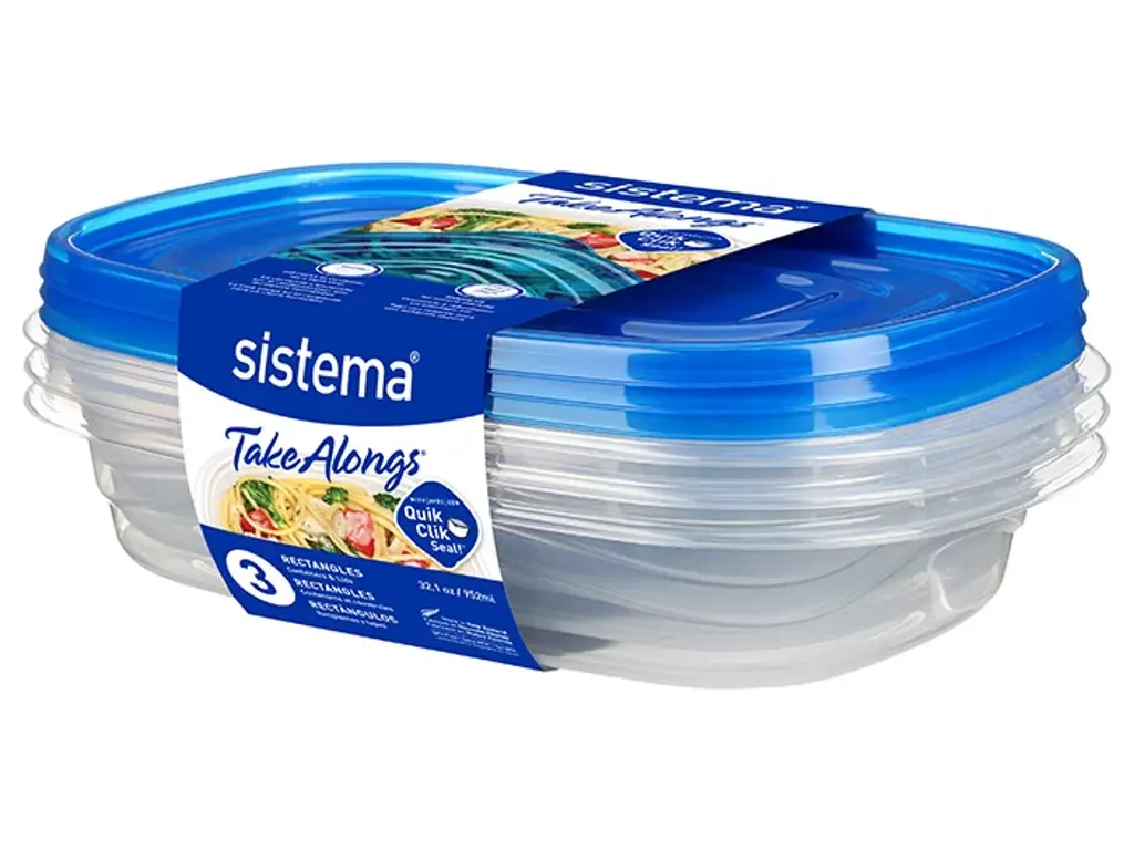 Sistema Rectangle 3 Pack 950 Ml - Tilbehør til køkken