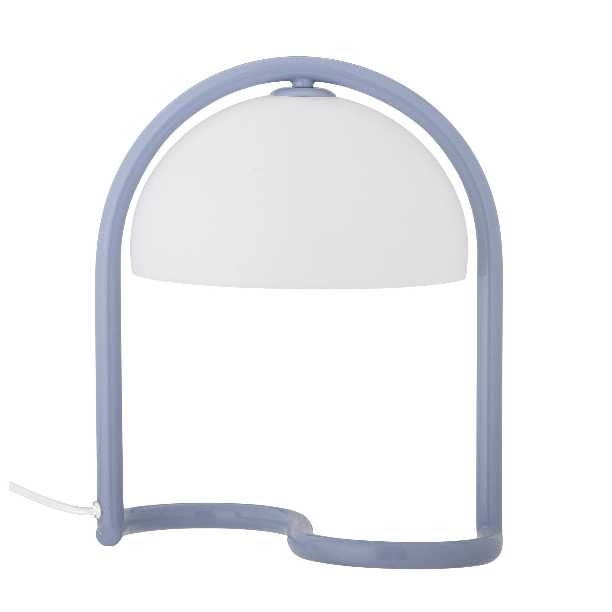 Bloomingville - Favour Bordlampe, Blå, Akryl, D24,5xH29,5 cm billede