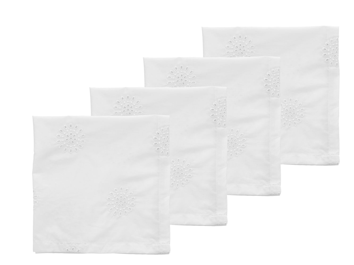 Södahl - Stofservietter Daydream 4 stk. White