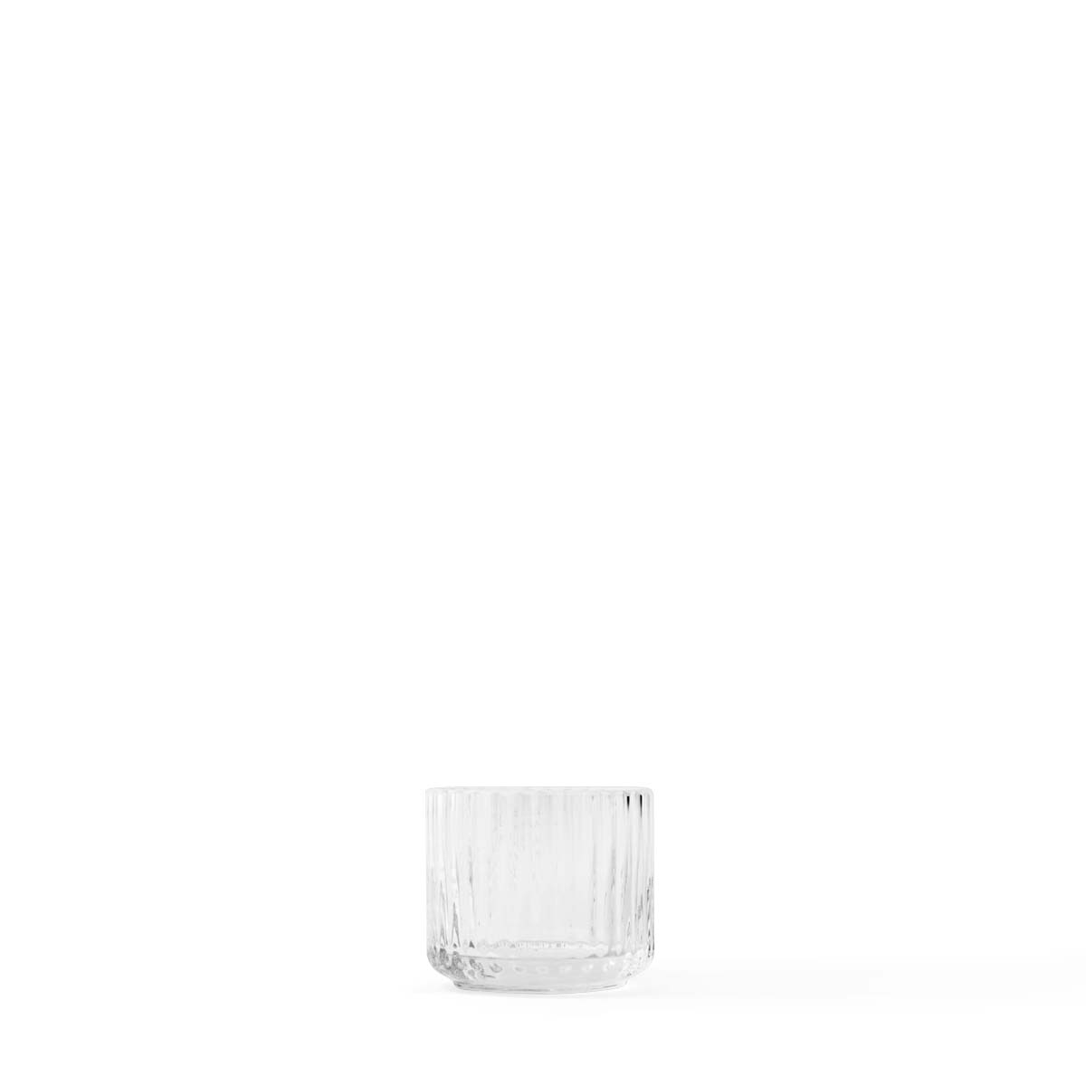 Lyngby Porcelæn - Lyngby Fyrfadsstage Ø6,7 cm klar mundblæst glas billede