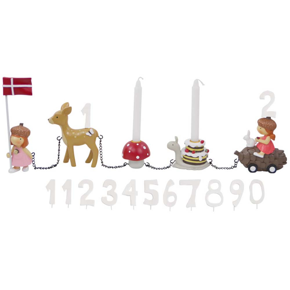 Kids by Friis - Fødselsdagstog Skovalfer med 11 tal