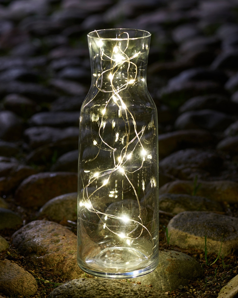 Knirke 20 lys, Klar/Sølv Knirke 20 lys, Klar/Sølv