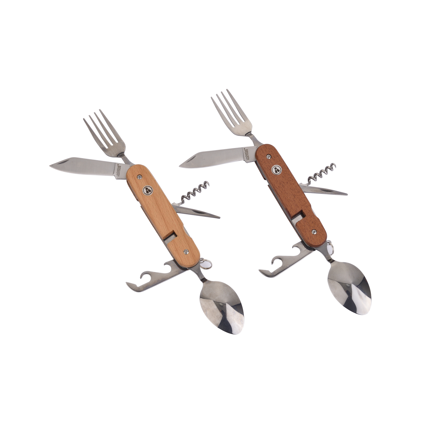 Laguiole Herit Camping Fold Bestiksæt, 2 stk