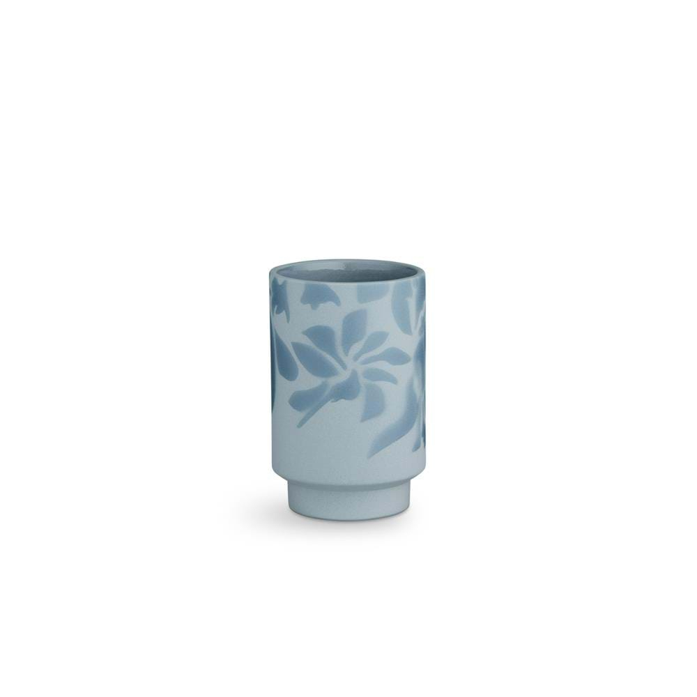 Kabell Vase H12,5  Støvet blå
