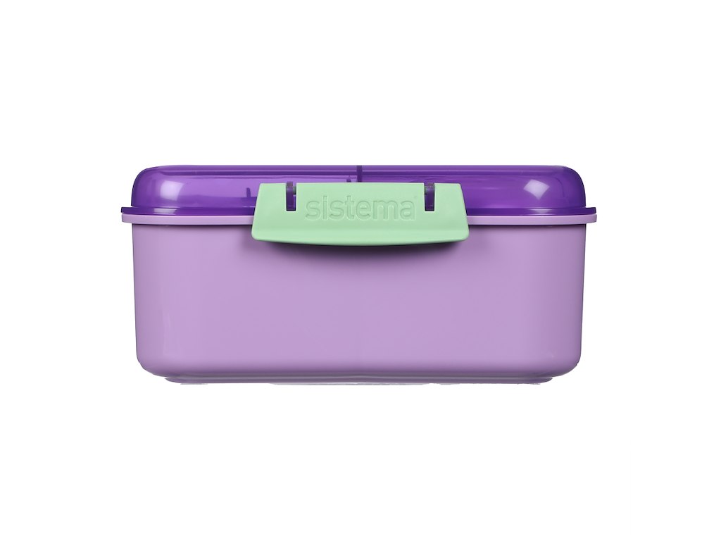 Sistema Bento Cube 1,25L, Lunch Kids, Lilla