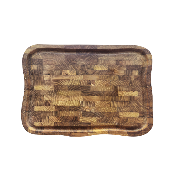 Aida - RAW Teak - skærebræt 45x33x3cm