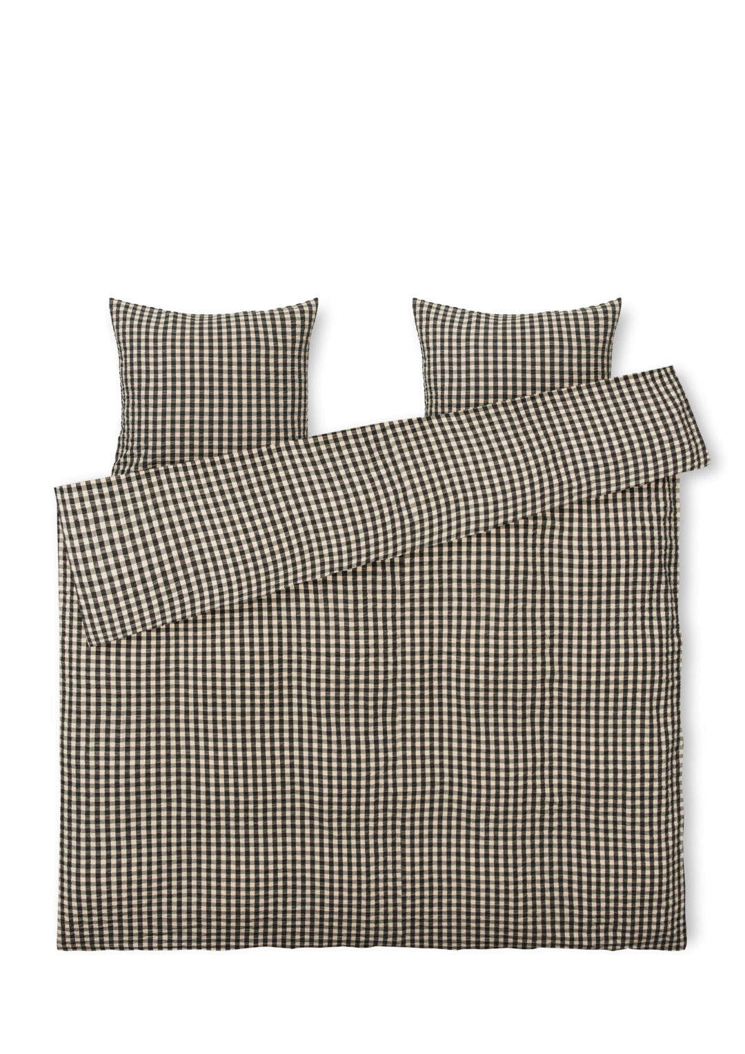 Bæk&Bølge Sengetøj 200x220 cm sort/sand Bæk&Bølge Sengetøj 200x220 cm sort/sand