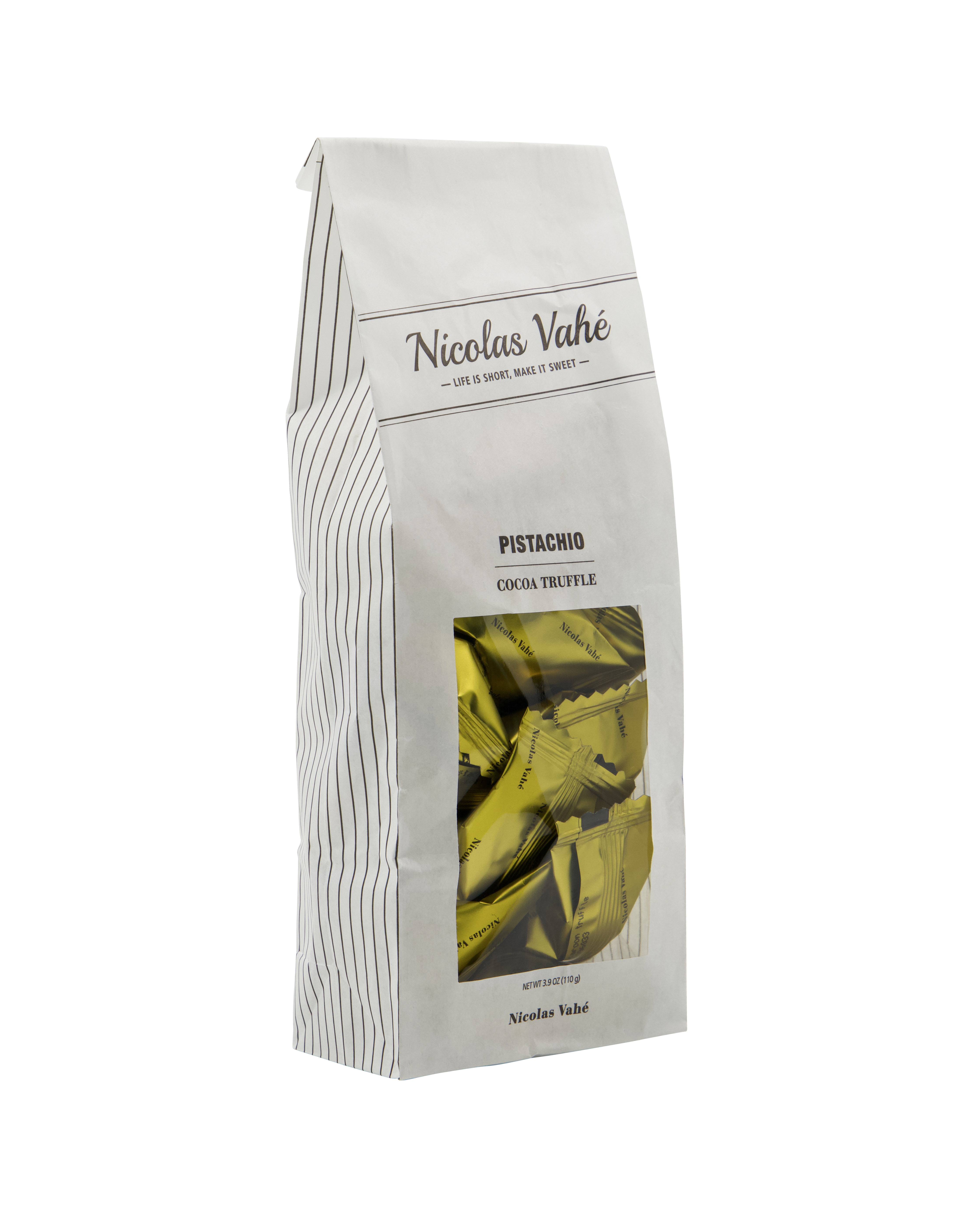 Nicolas Vahé - Cocoa truffle, Pistachio, 110 g