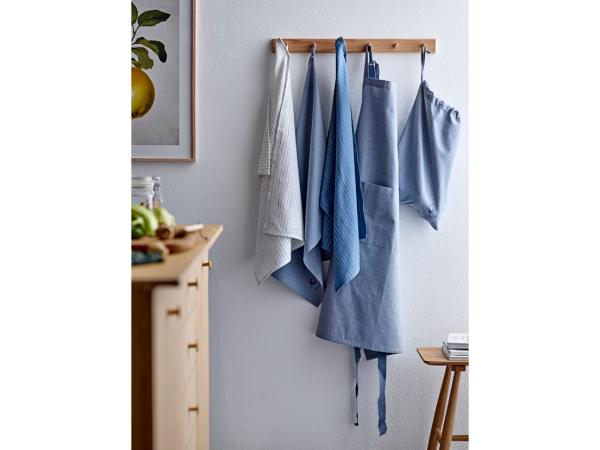 Södahl organic Line Viskestykke 50 x 70 cm China Blue
