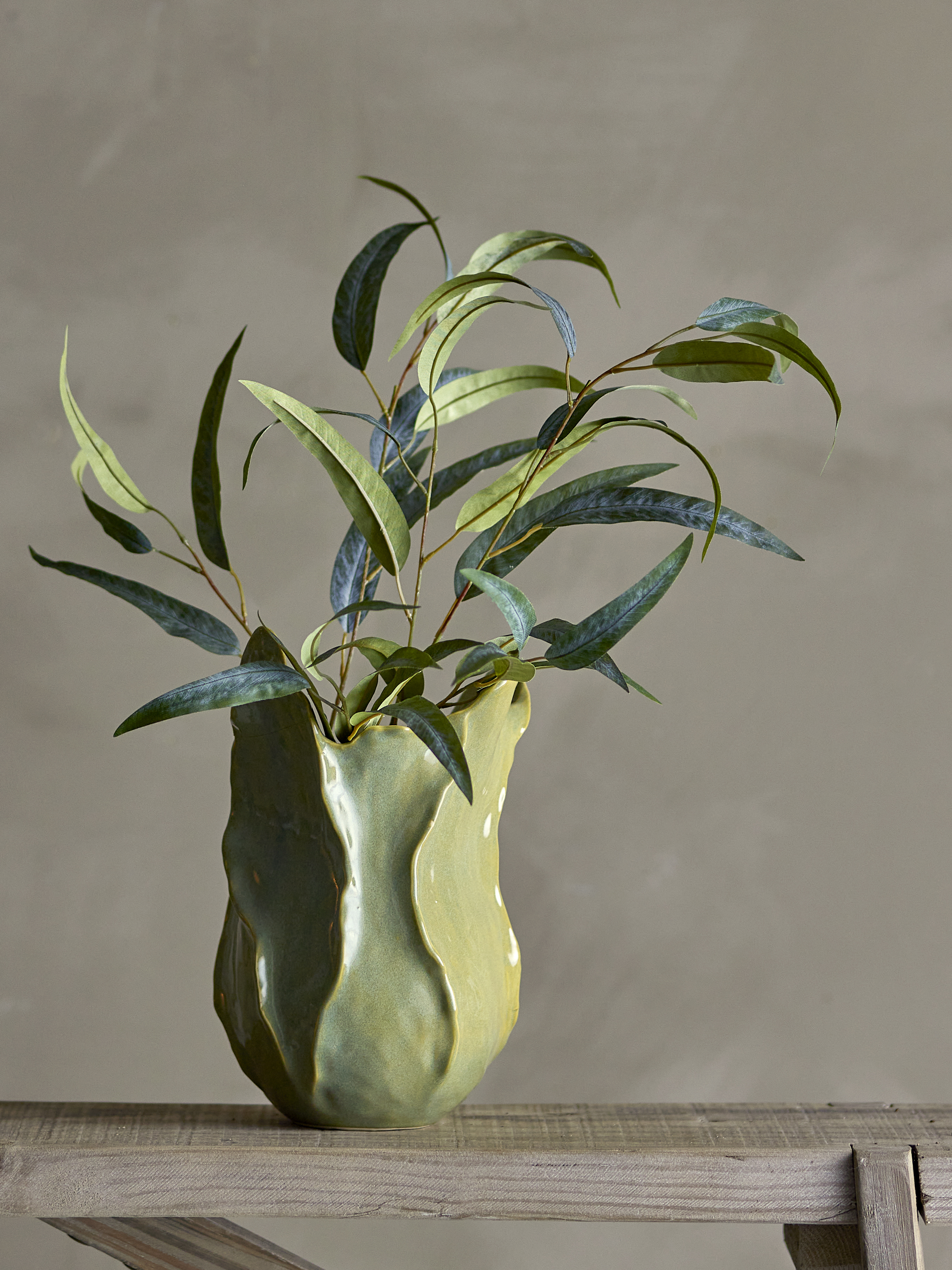 Eucalyptus Stilk, Grøn, Kunstige Blomster, D33xH101 cm