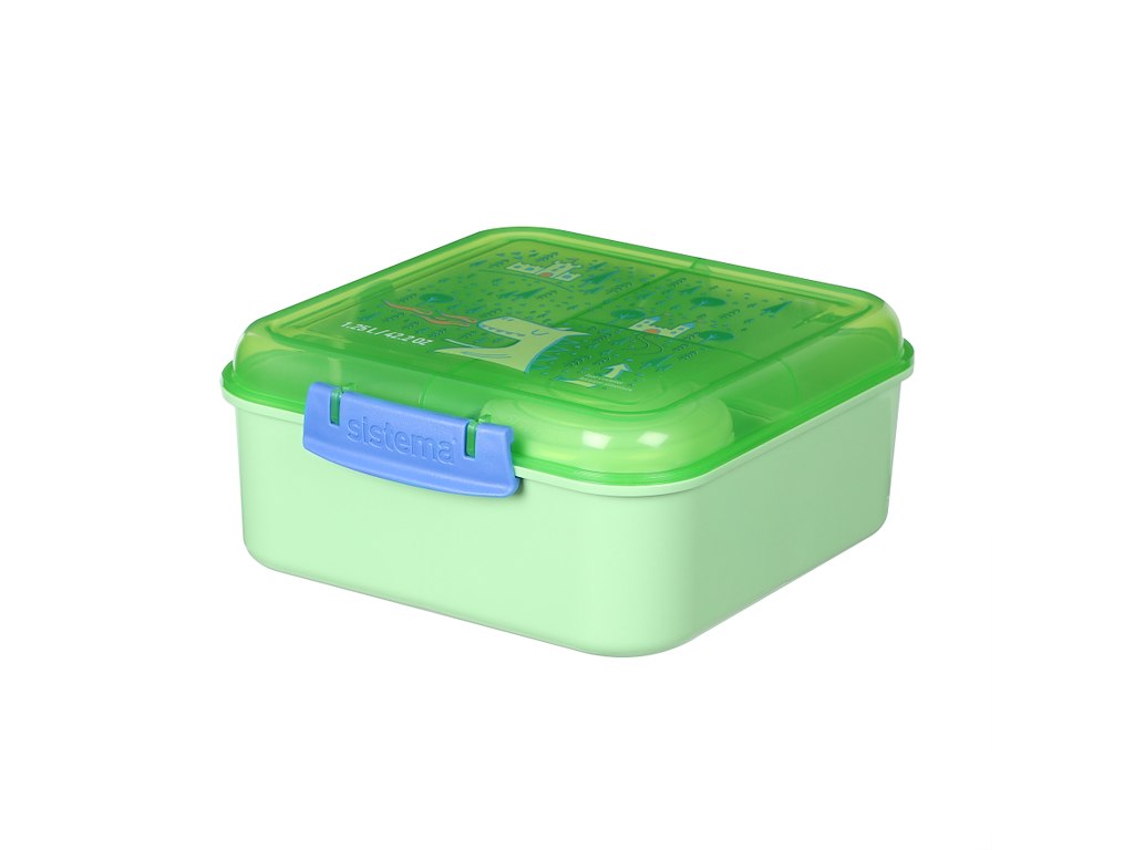 Sistema - Bento Cube 1,25L, Lunch Kids Green