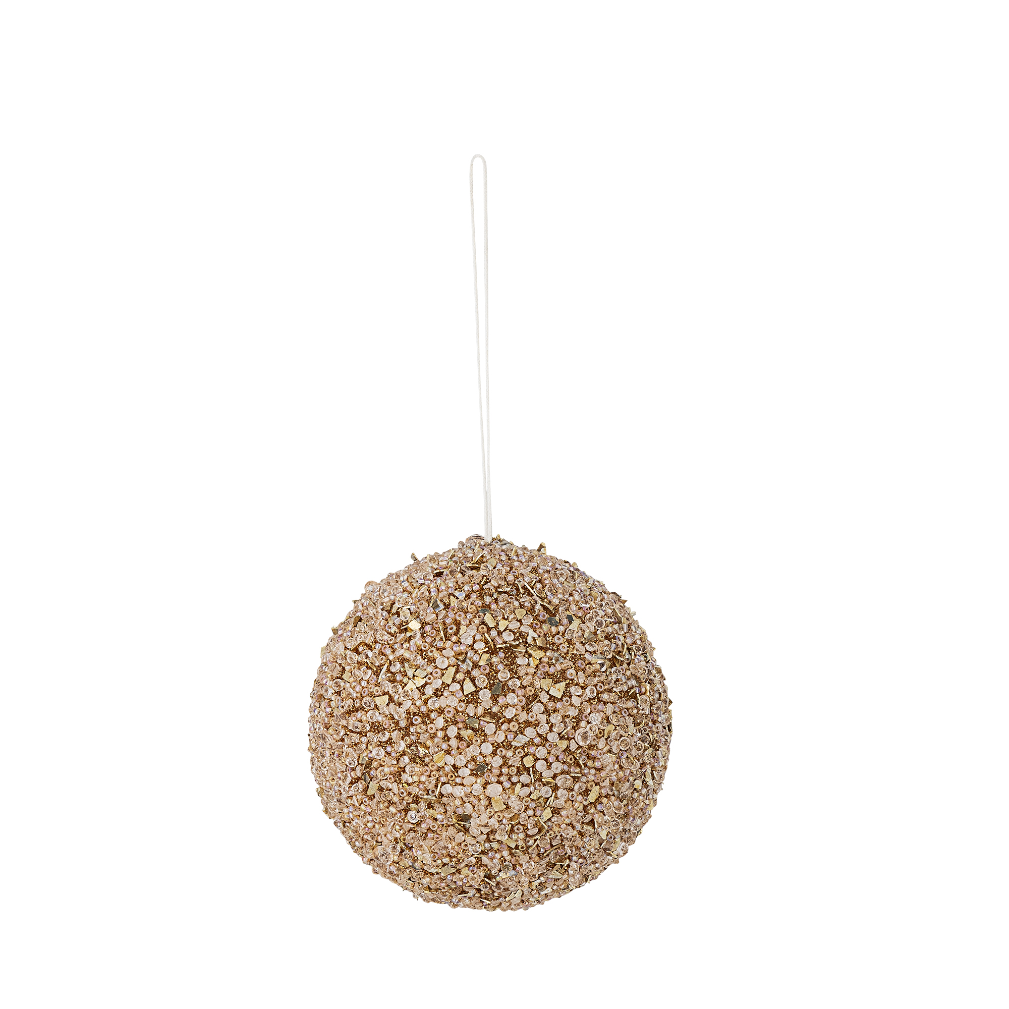 Bloomingville - Nicolet Ornament, Guld, Plastik, D9 cm