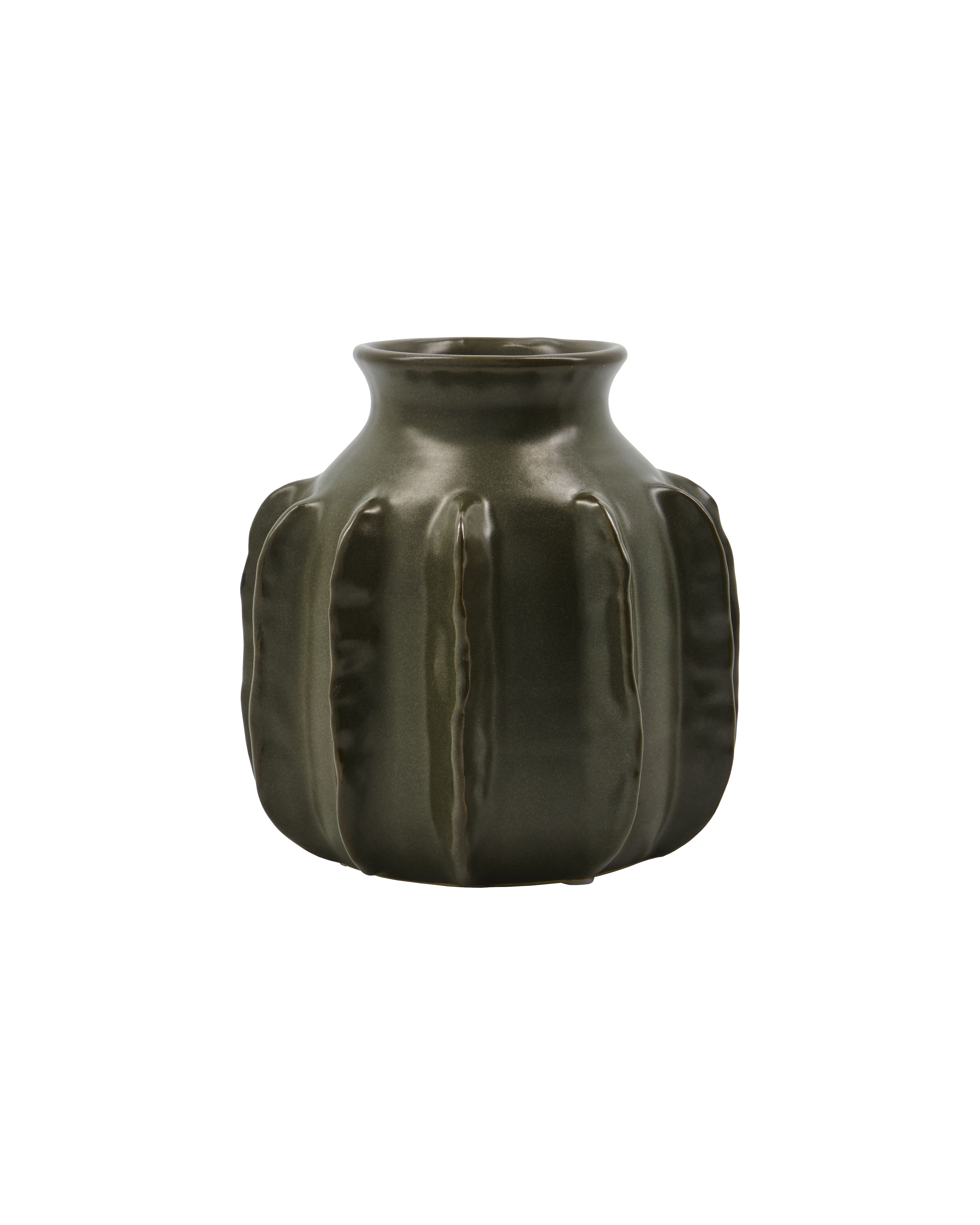 House Doctor - Vase, Cactus, Mørkegrøn