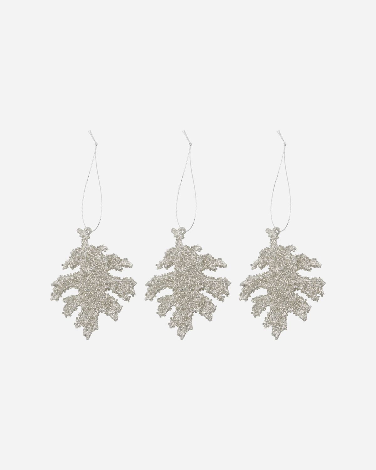 House Doctor - Julepynt, Gliz, Sølv med glimmer