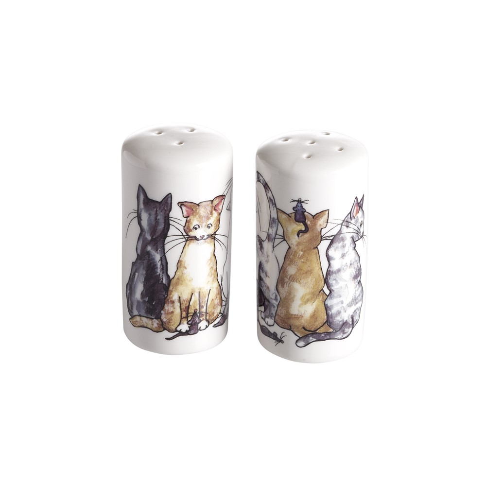 Nääsgränsgården - Salt/Pepper set Cat, H.8cm