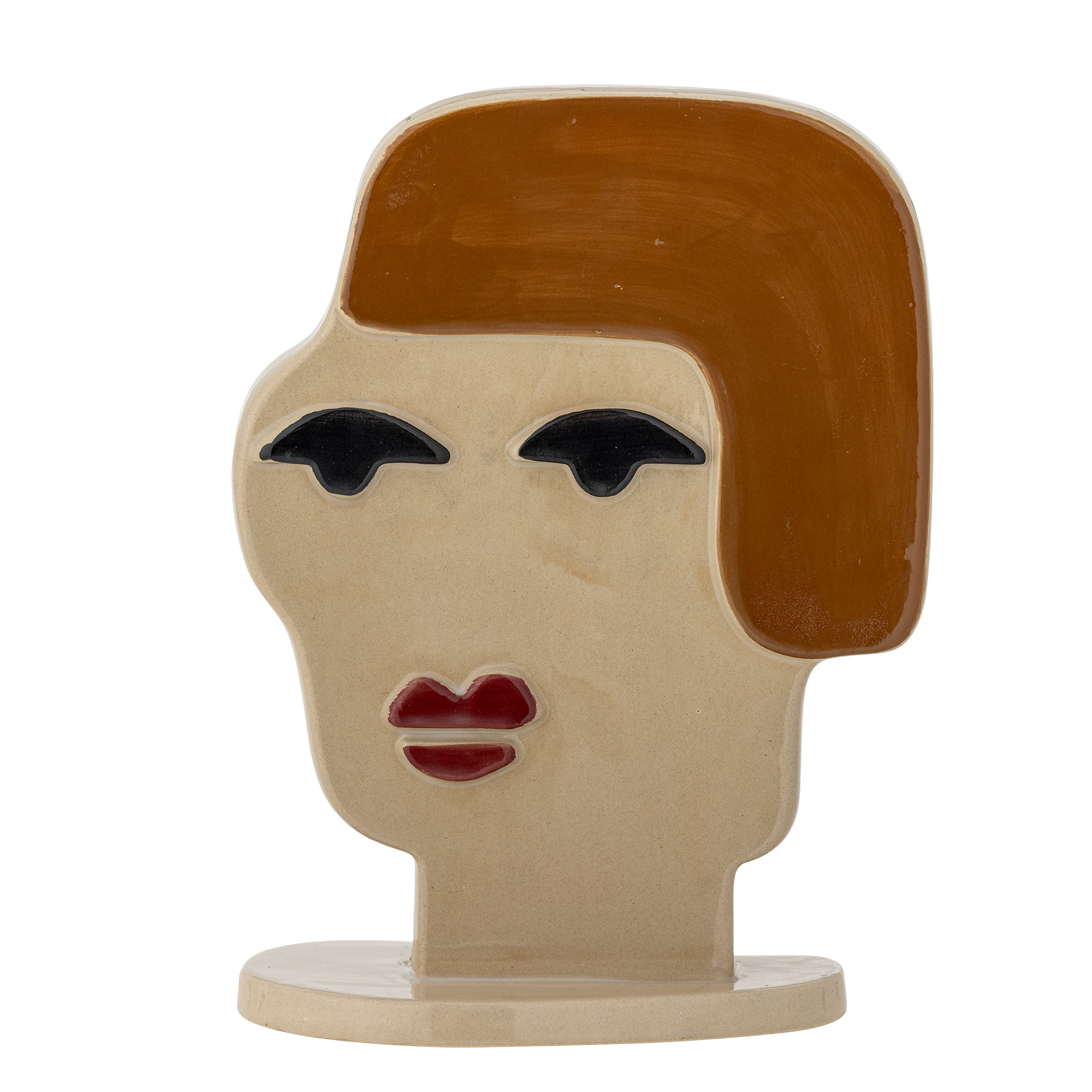 Bloomingville - Voila Deko, Brun, Stentøj, L19xH25xW8,5 cm