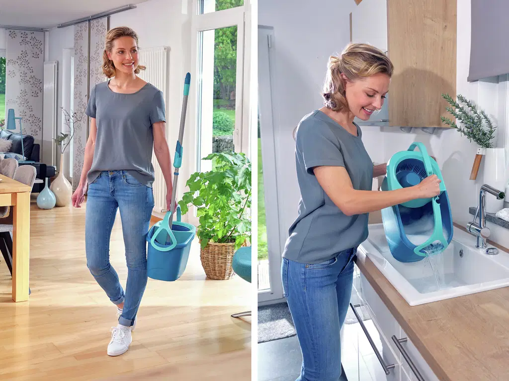 Leifheit Gulvvaskersæt CLEAN TWIST DISC ERGO Grøn Leifheit Gulvvaskersæt CLEAN TWIST DISC ERGO Grøn