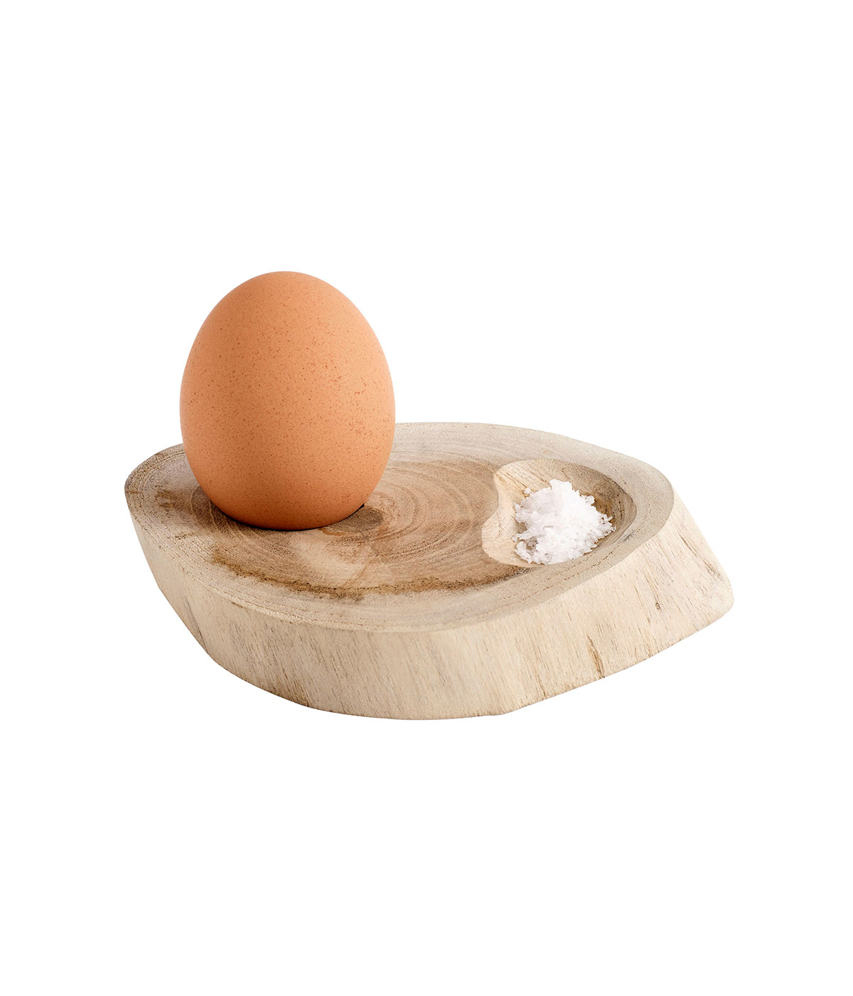 Æggebæger Organic - Natur Teak 4 stk