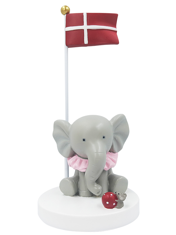 Kids by Friis - Bordflag, Elefant med mus og bold
