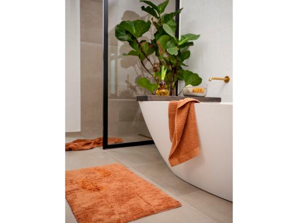 Bademåtte Tiles Mandarine