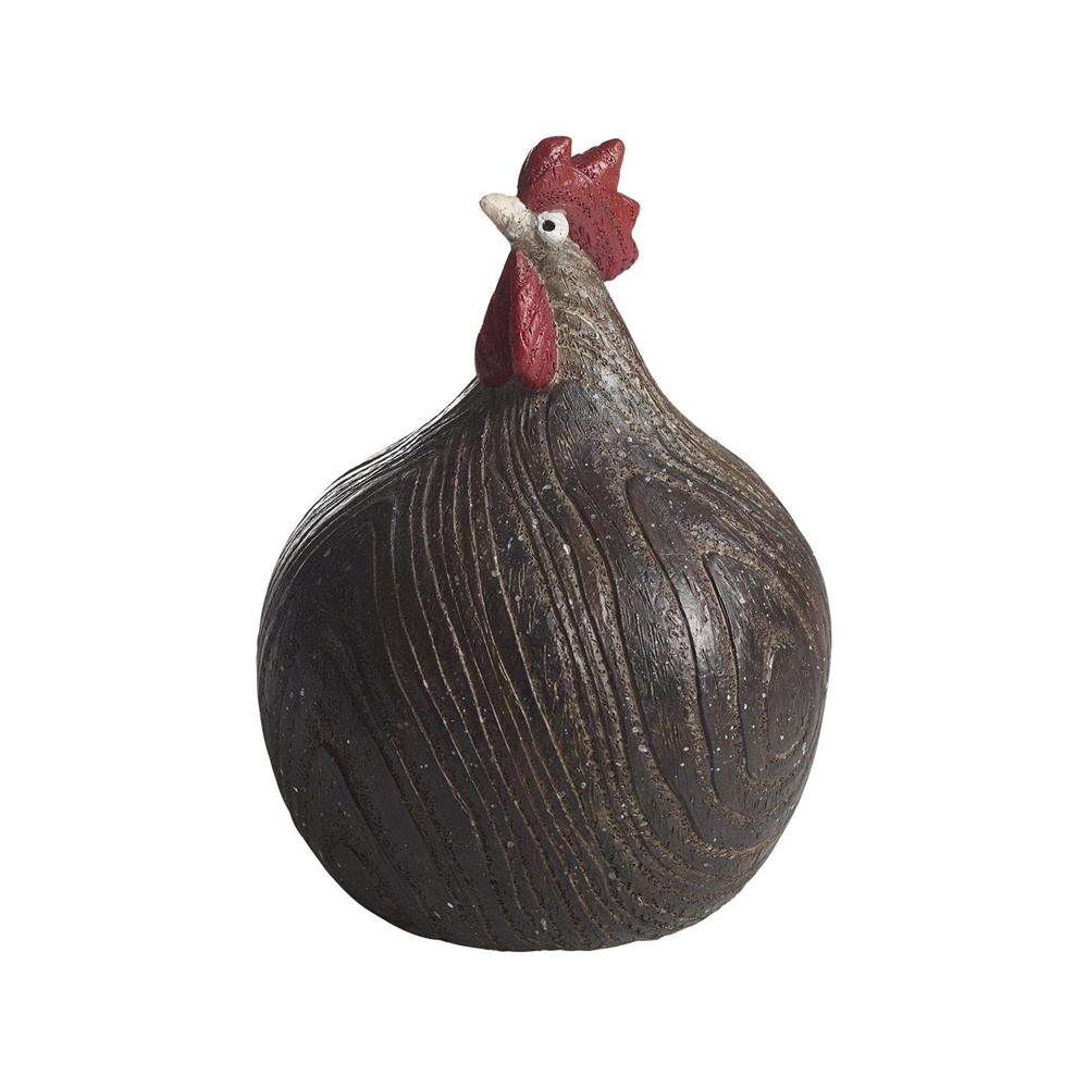 Høne Woodie, dark H.13cm Høne Woodie, dark H.13cm