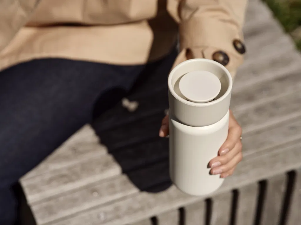 Zone Singles Termokop med to låg 400 ml Cream