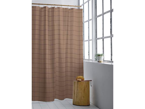 Badeforhæng 180x220 Vista Warm Taupe