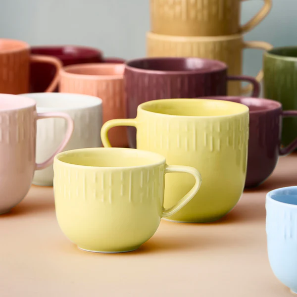 Confetti kaffekop med relief Lemon Porcelæn Confetti kaffekop med relief Lemon Porcelæn