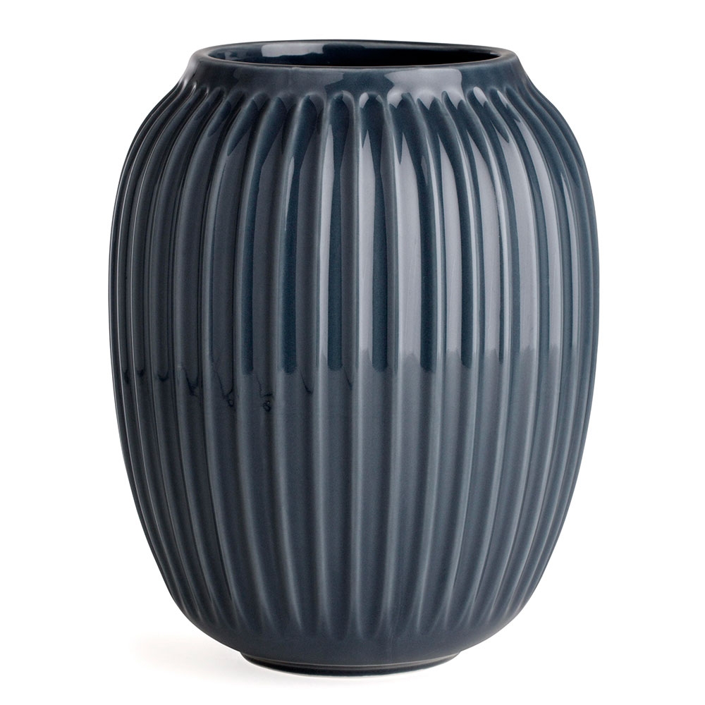 Hammershøi vase, 21 cm antracitgrå
