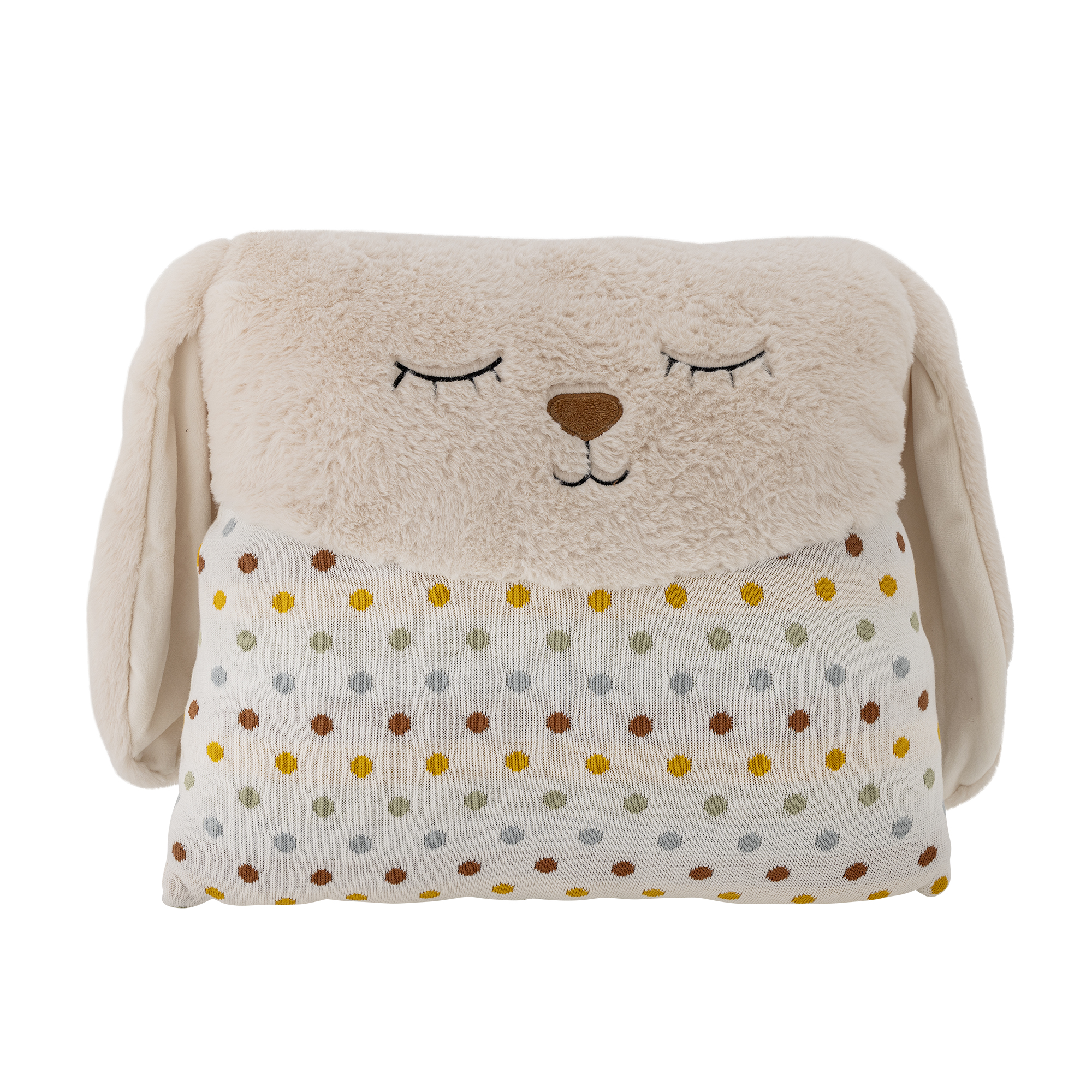 Bloomingville - Villja Bamse, Multifarvet, Bomuld, L45xW45 cm