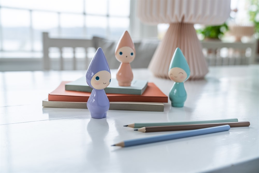 Peggy curious, Rose quartz H.11cm Peggy curious, Rose quartz H.11cm